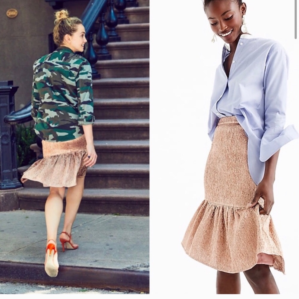 J Crew Pink Sparkle Skirt!!!